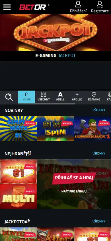 Betor Casino screenshot 2