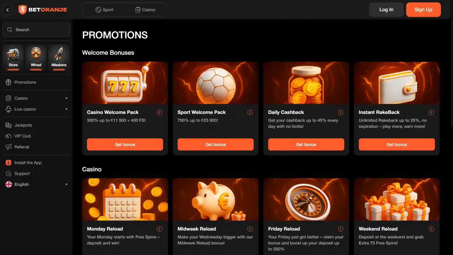 Betoranje Casino screenshot 3
