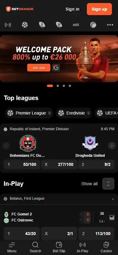 Betoranje Casino screenshot 4