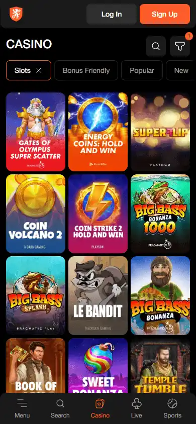 Betoranje Casino screenshot 5