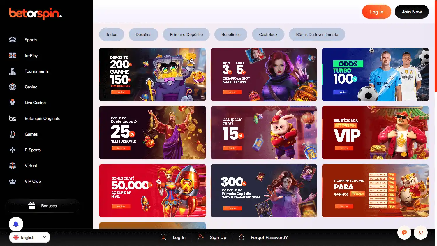 BetorSpin Casino screenshot 3