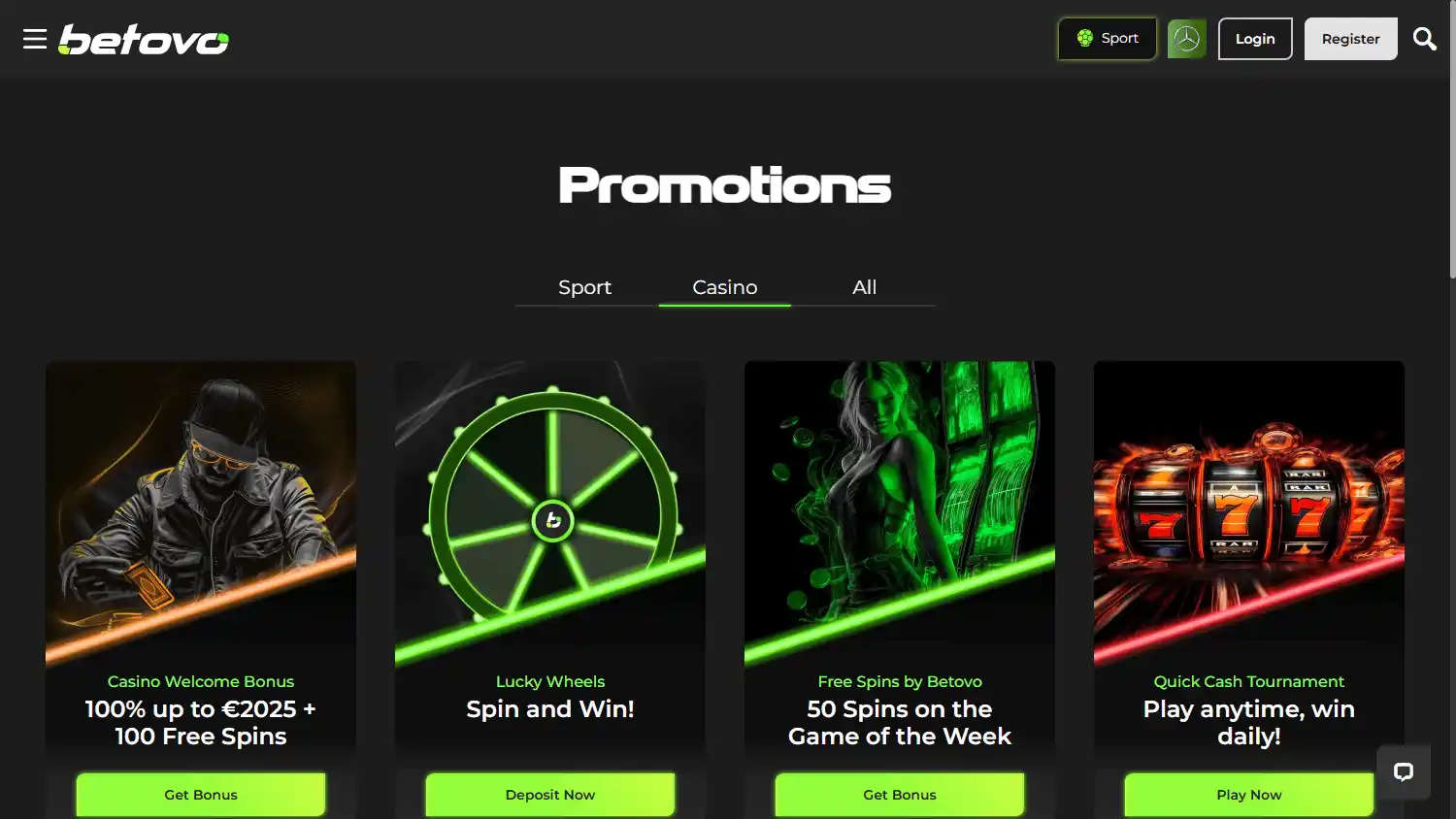Betovo Casino screenshot 3