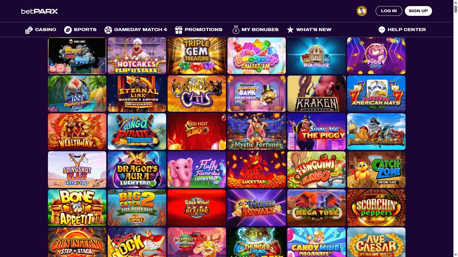betPARX Casino screenshot 2