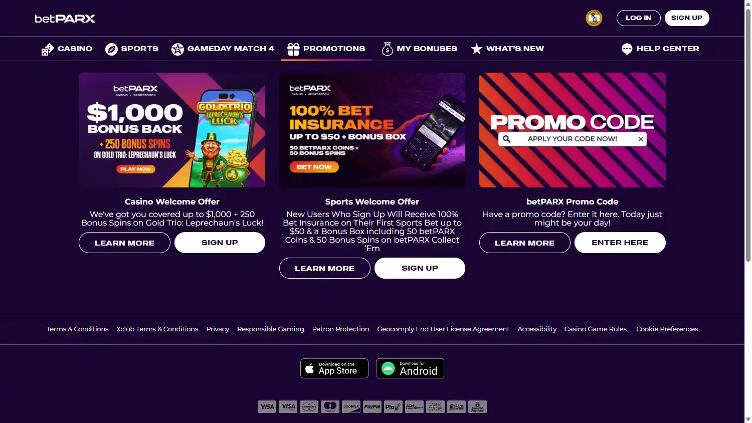 betPARX Casino screenshot 3