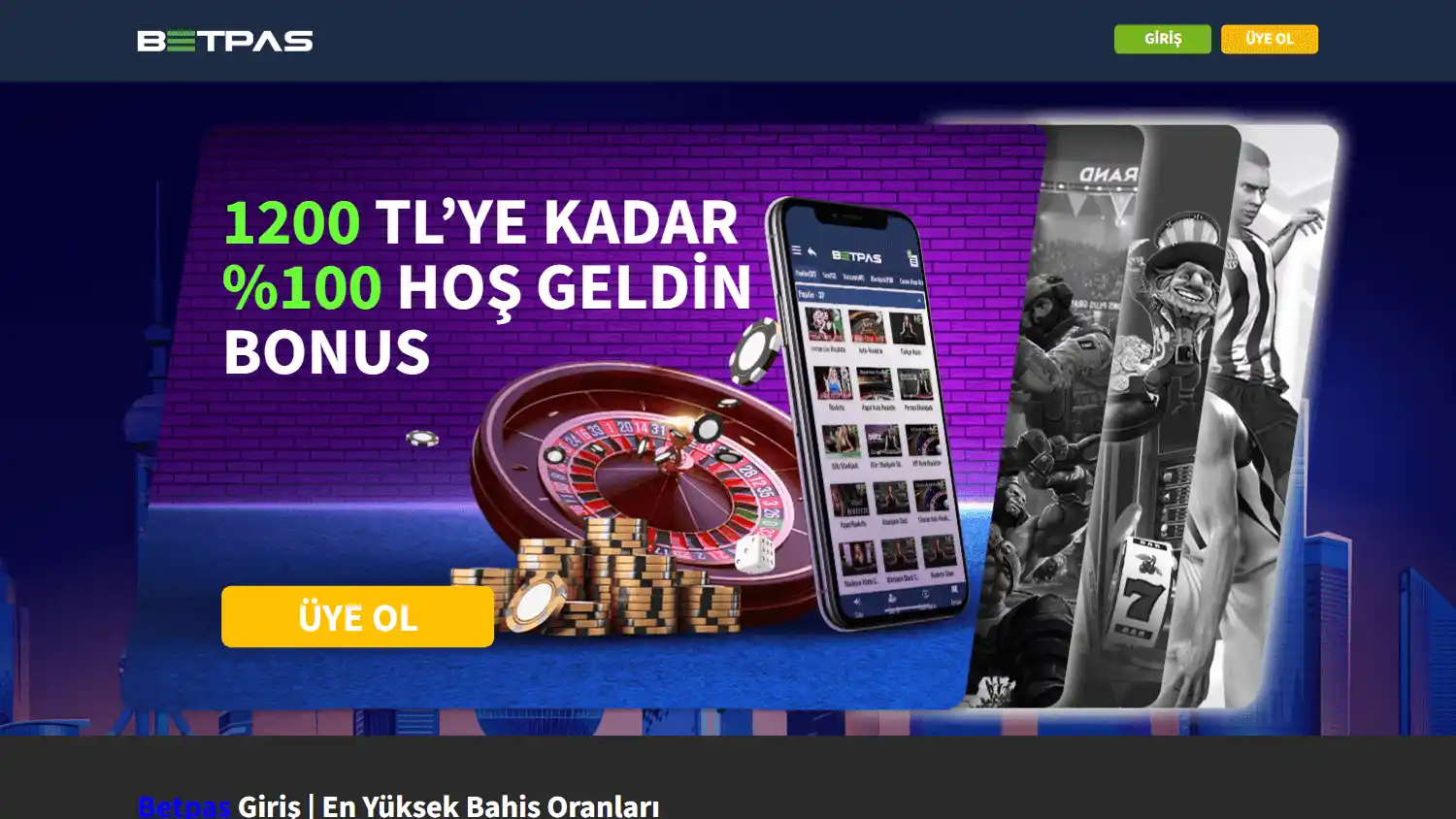 Betpas Casino screenshot 1