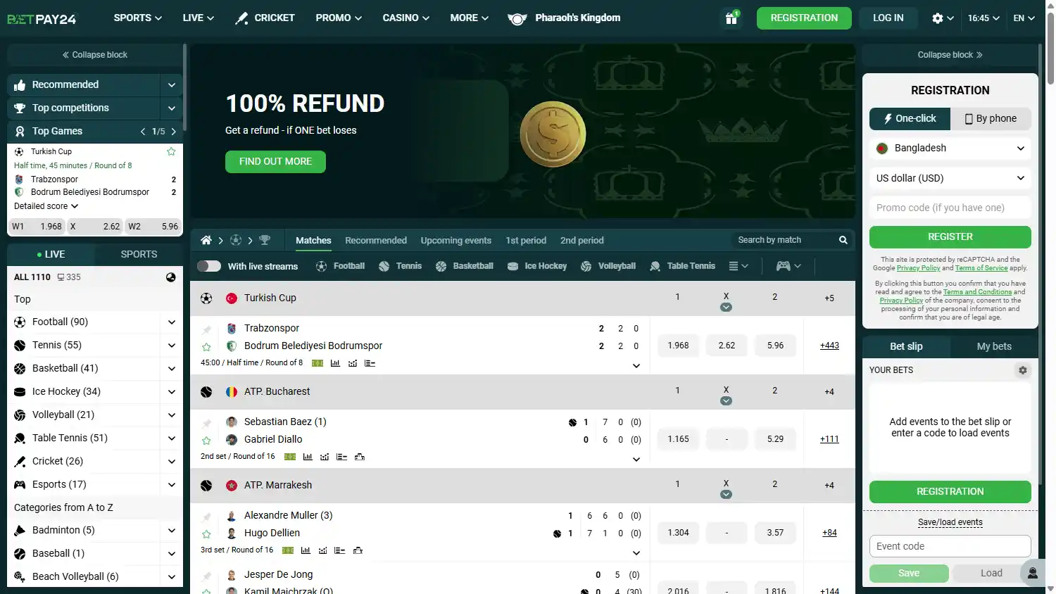 BetPay24 Casino screenshot 1
