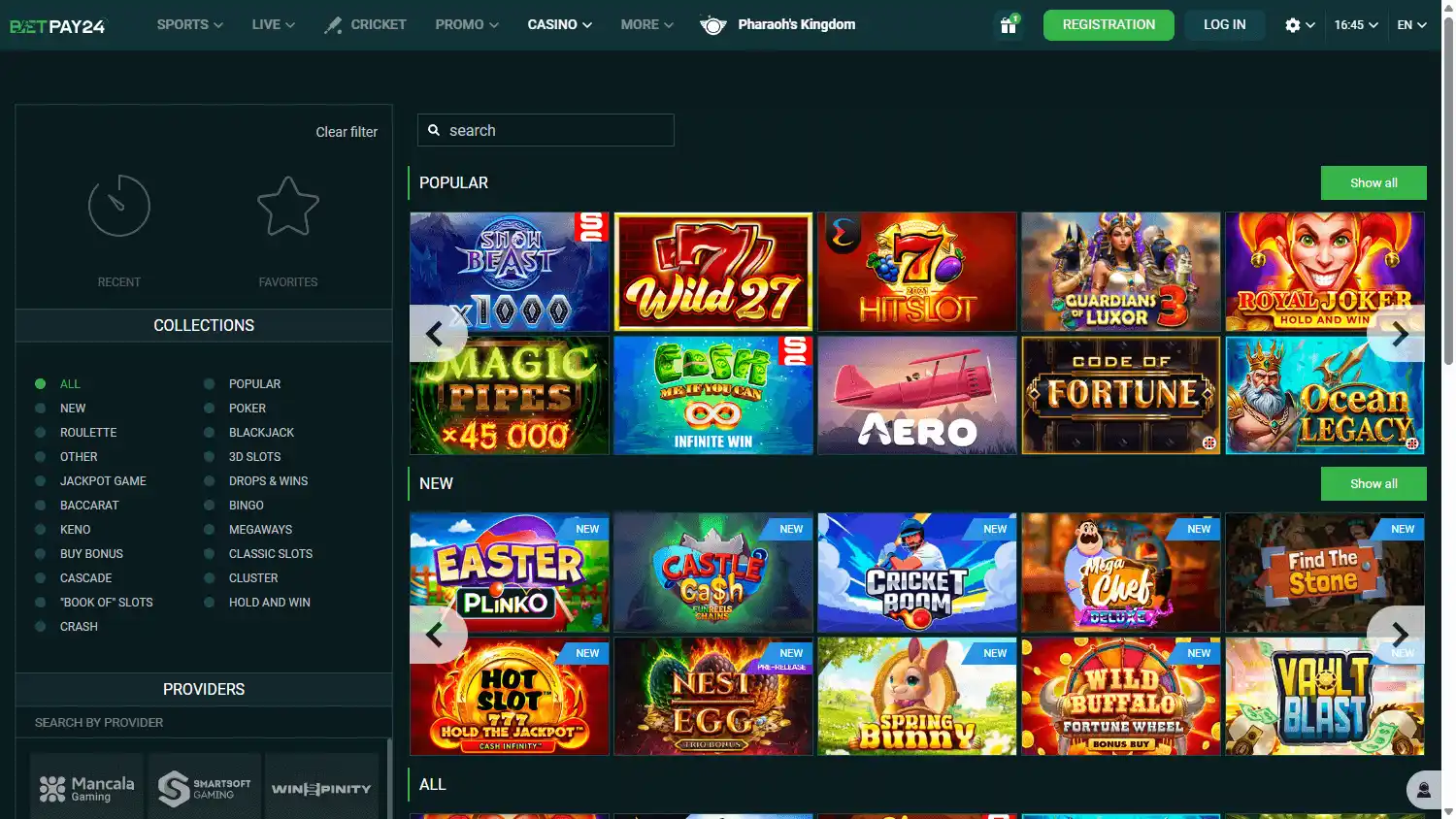 BetPay24 Casino screenshot 2