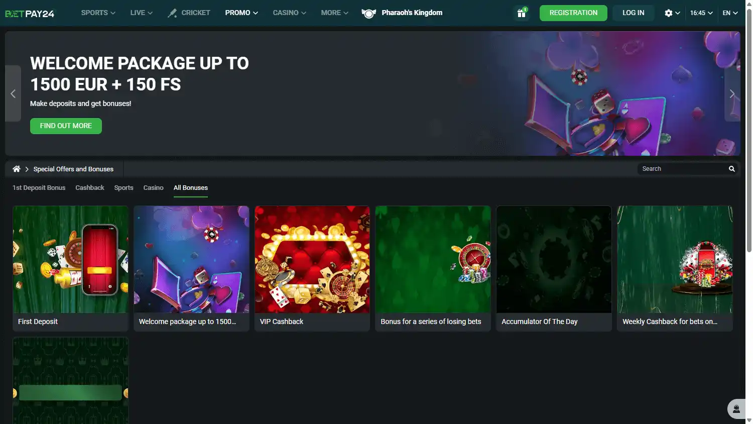 BetPay24 Casino screenshot 3