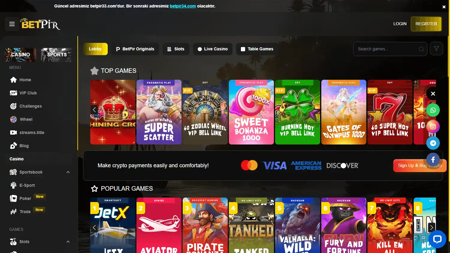 Betpir Casino screenshot 2