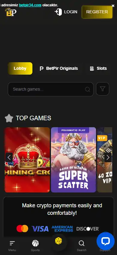 Betpir Casino screenshot 5