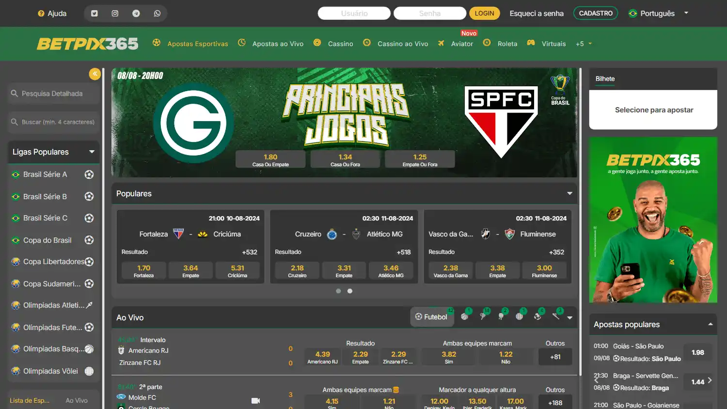 Betpix365 Casino screenshot 1