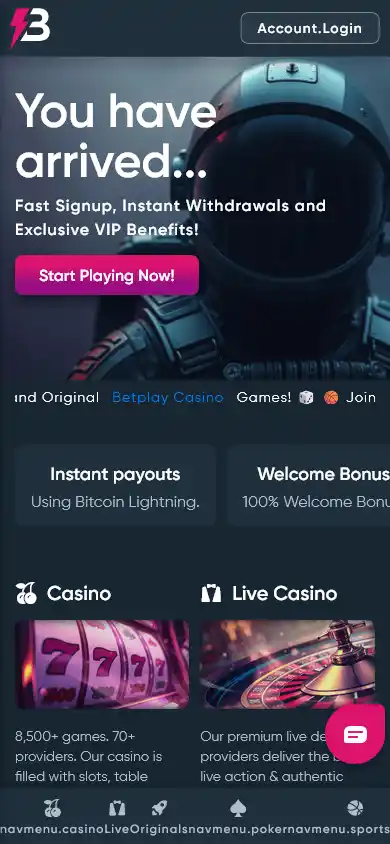 Betplay.io Casino screenshot 3