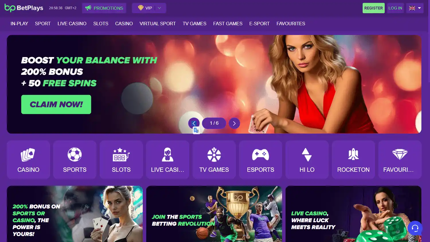 BetPlays Casino screenshot 1