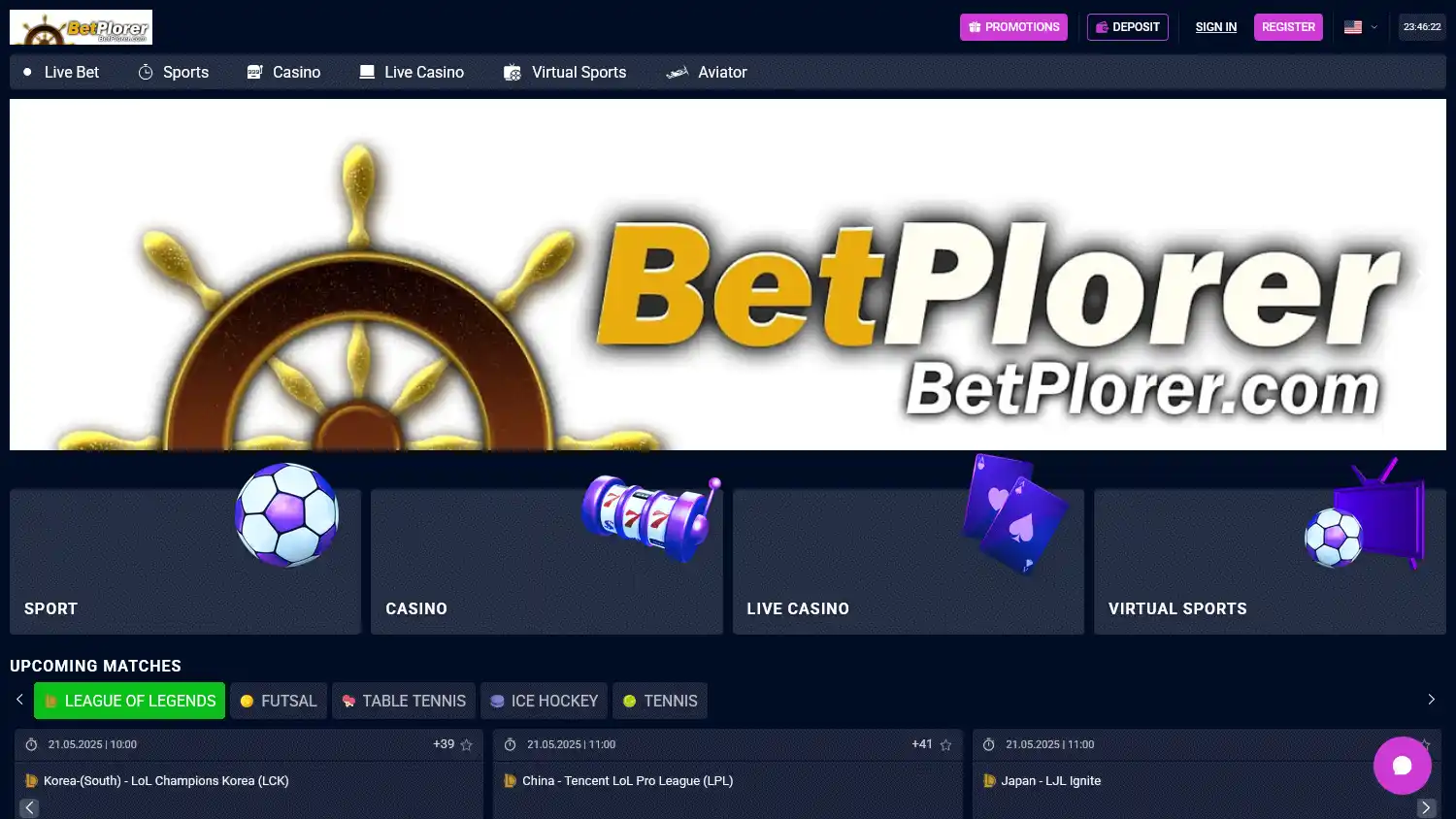 BetPlorer Casino screenshot 1