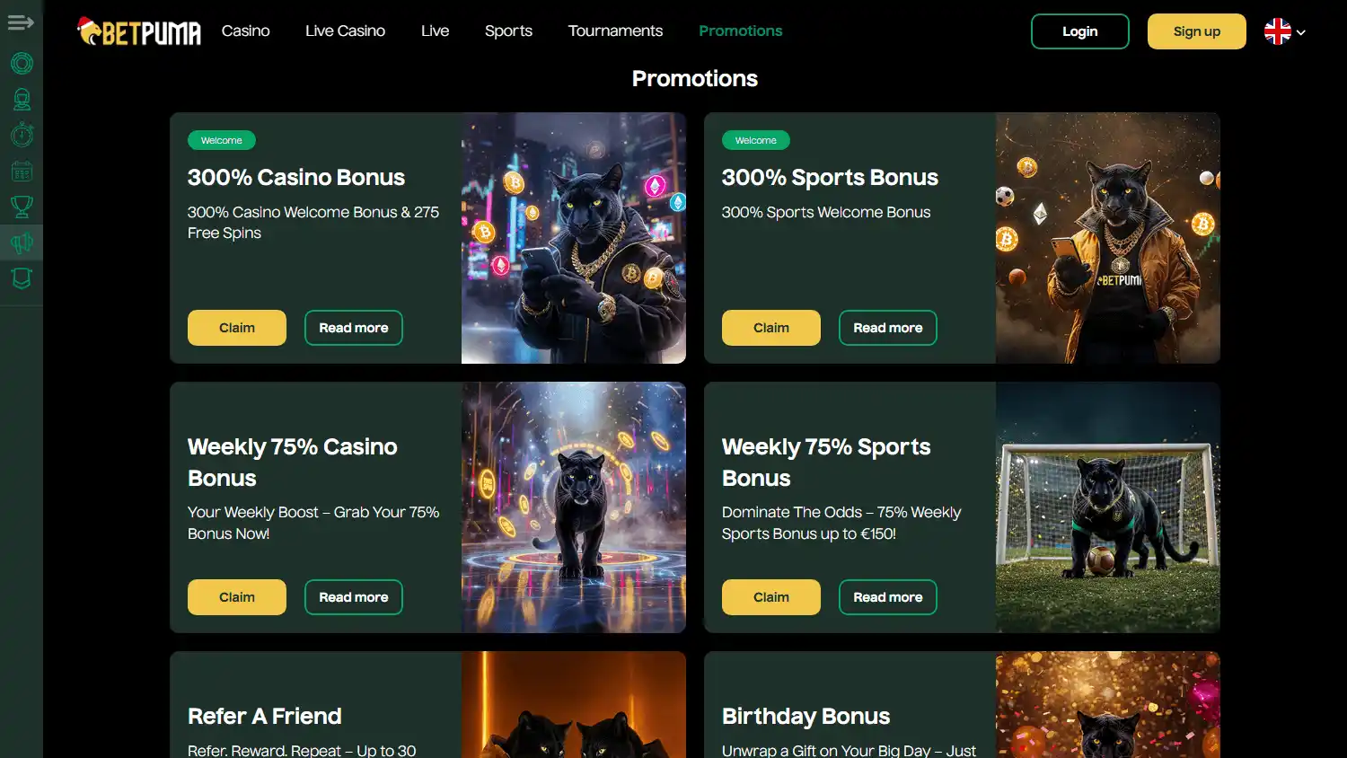 BetPuma Casino screenshot 3