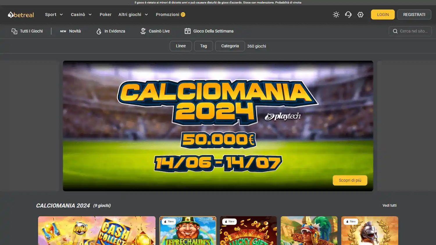 BetReal Casino screenshot 2