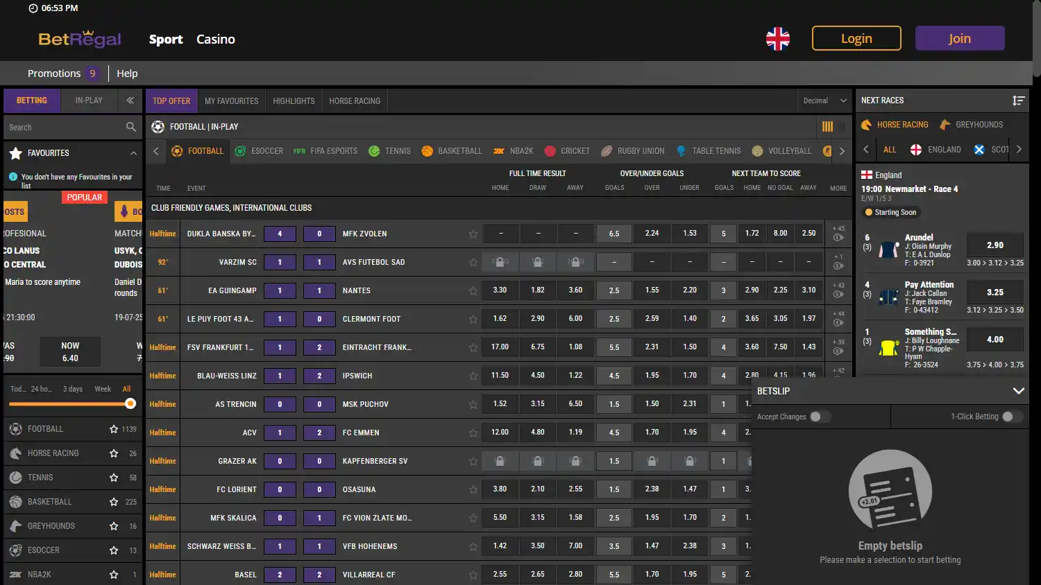 BetRegal Casino screenshot 1