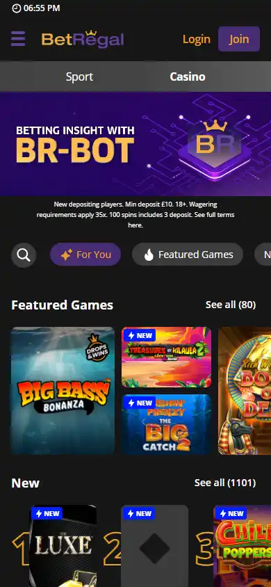BetRegal Casino screenshot 5