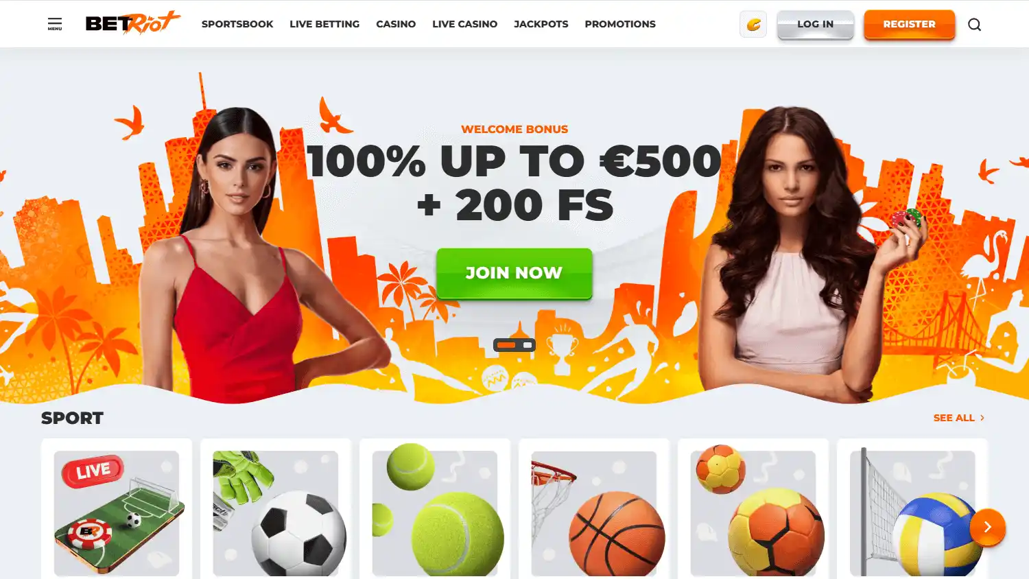 Betriot Casino screenshot 1