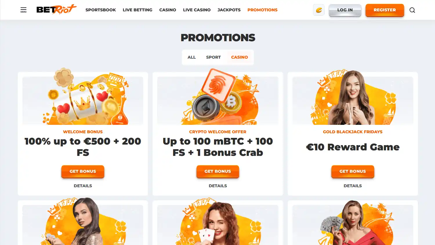 Betriot Casino screenshot 3