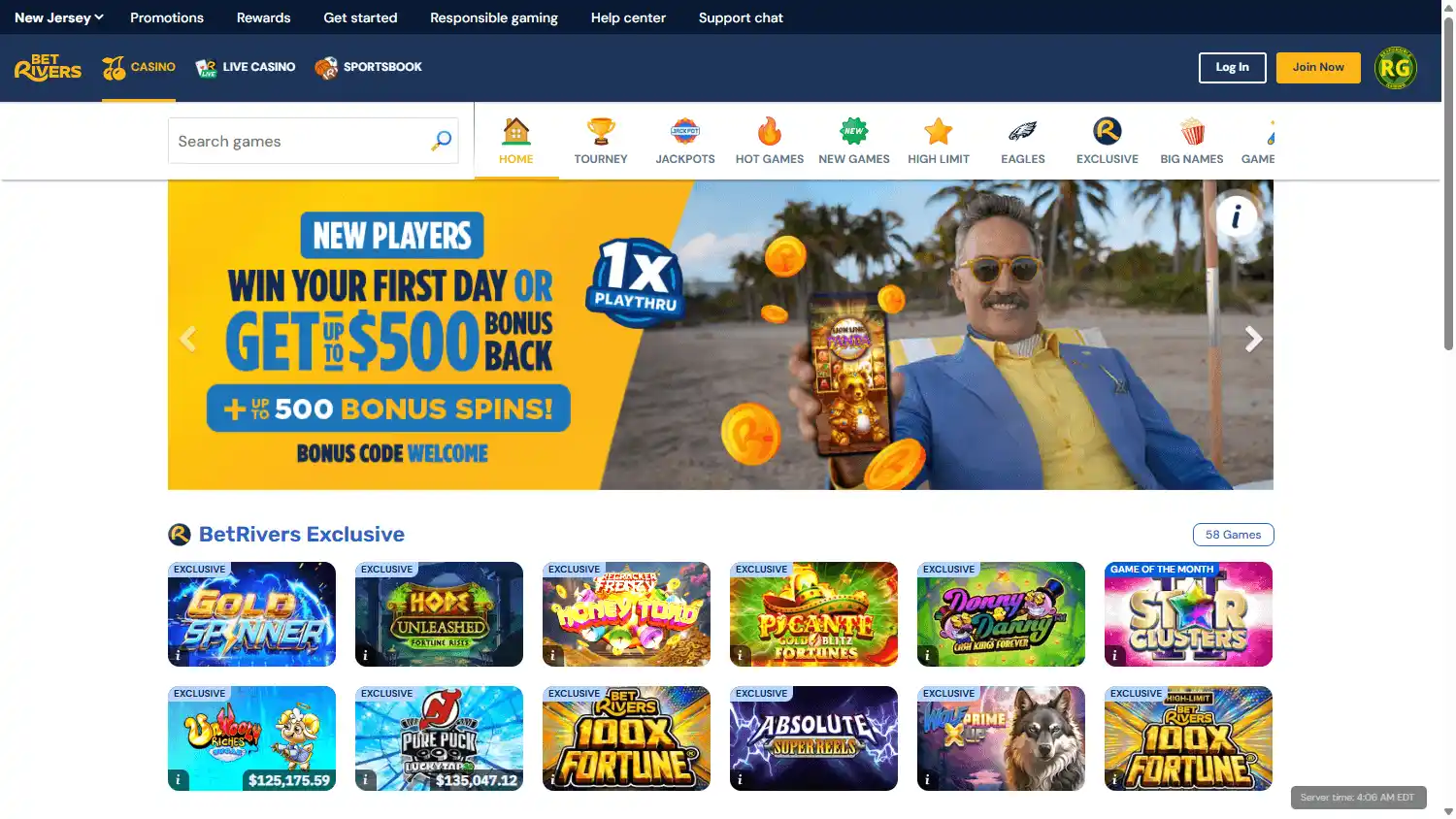 BetRivers Casino screenshot 2