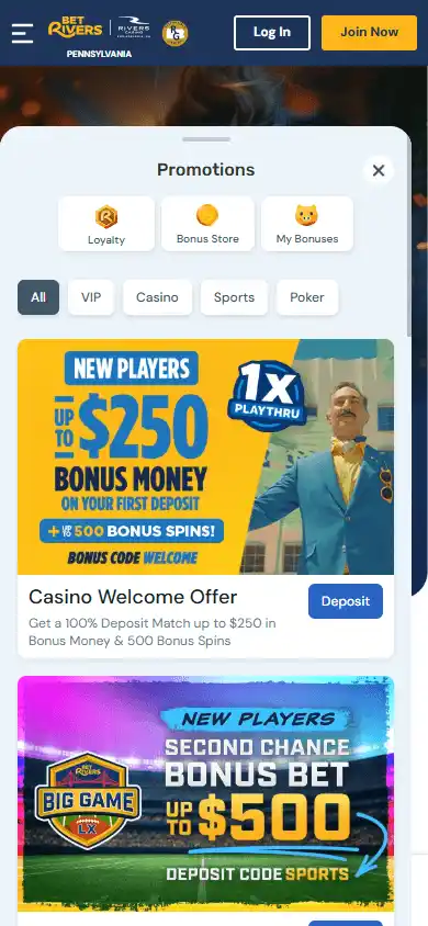BetRivers Casino screenshot 6