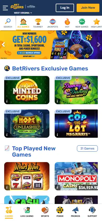 BetRivers Casino screenshot 3