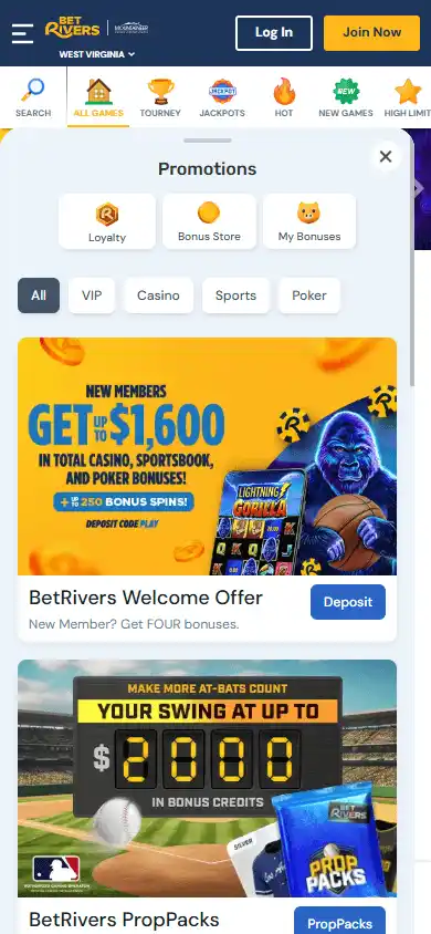BetRivers Casino screenshot 4