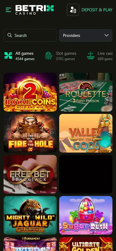 Betrix Casino screenshot 4