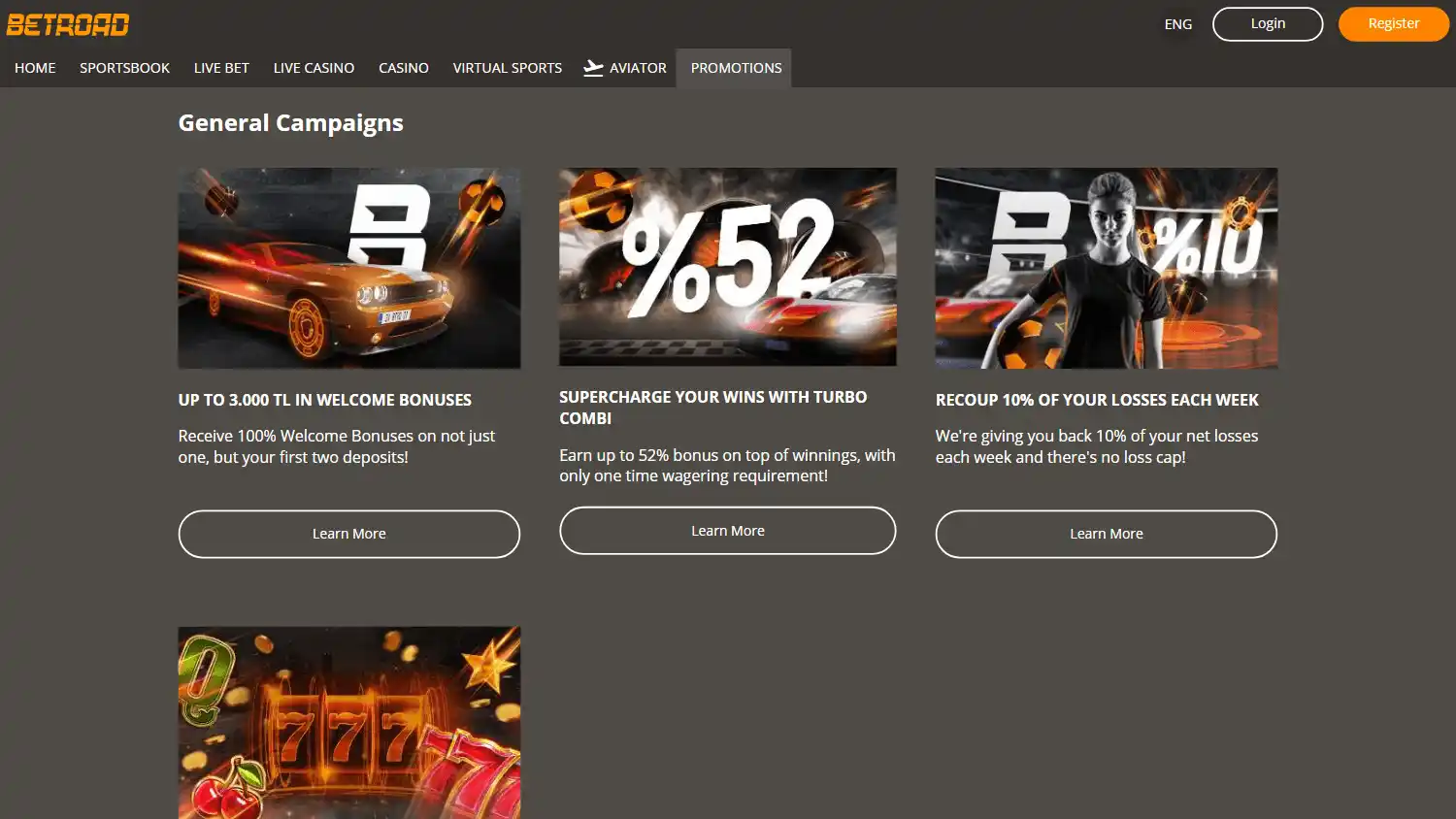 Betroad Casino screenshot 3