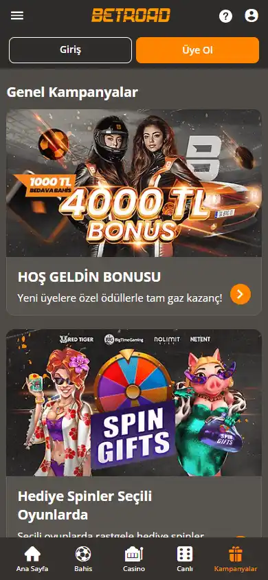 Betroad Casino screenshot 6