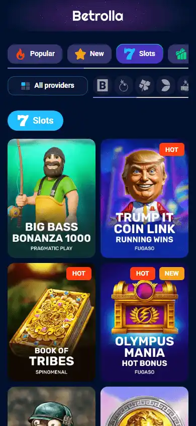 Betrolla Casino screenshot 5