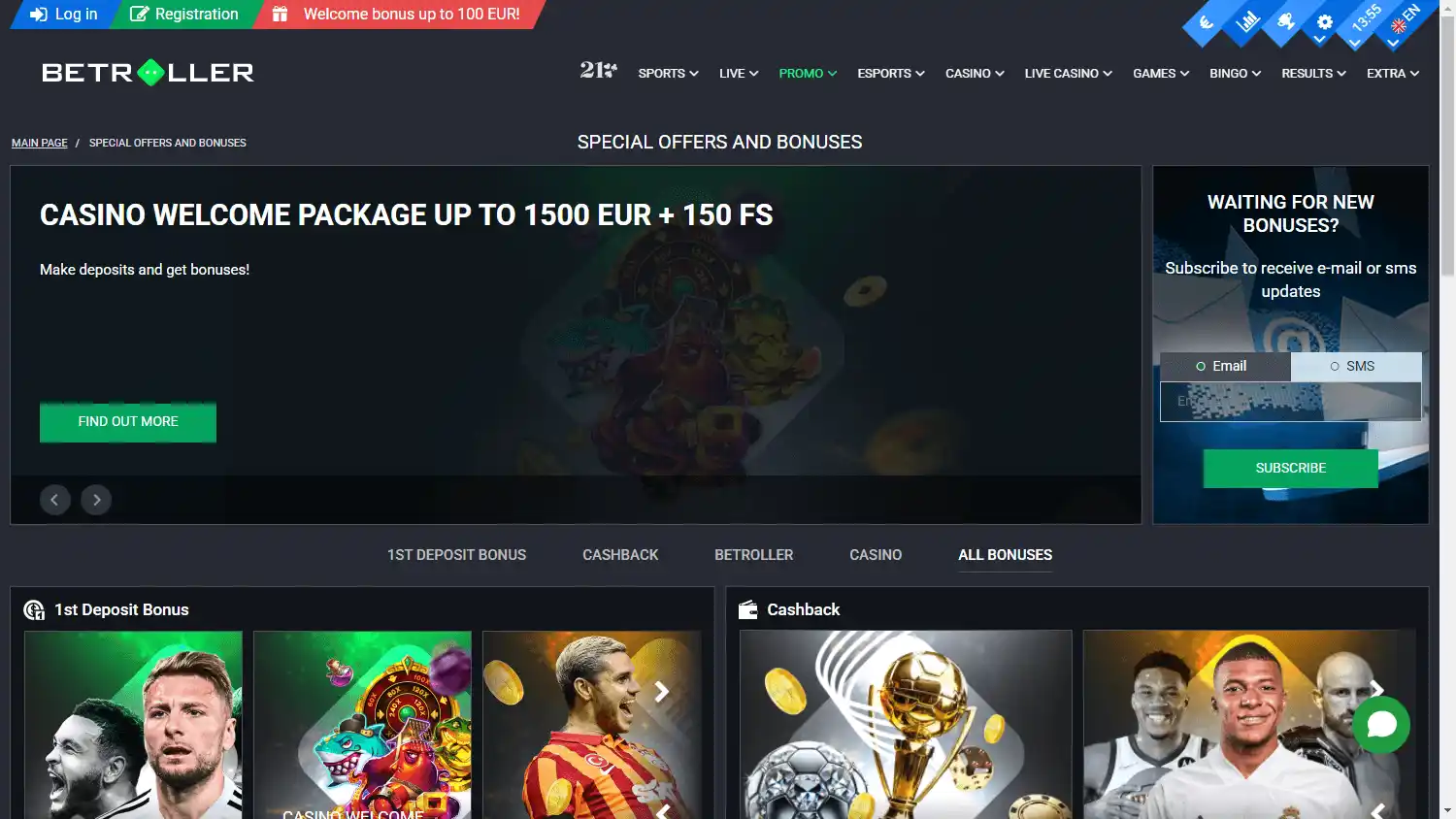 Betroller Casino screenshot 3