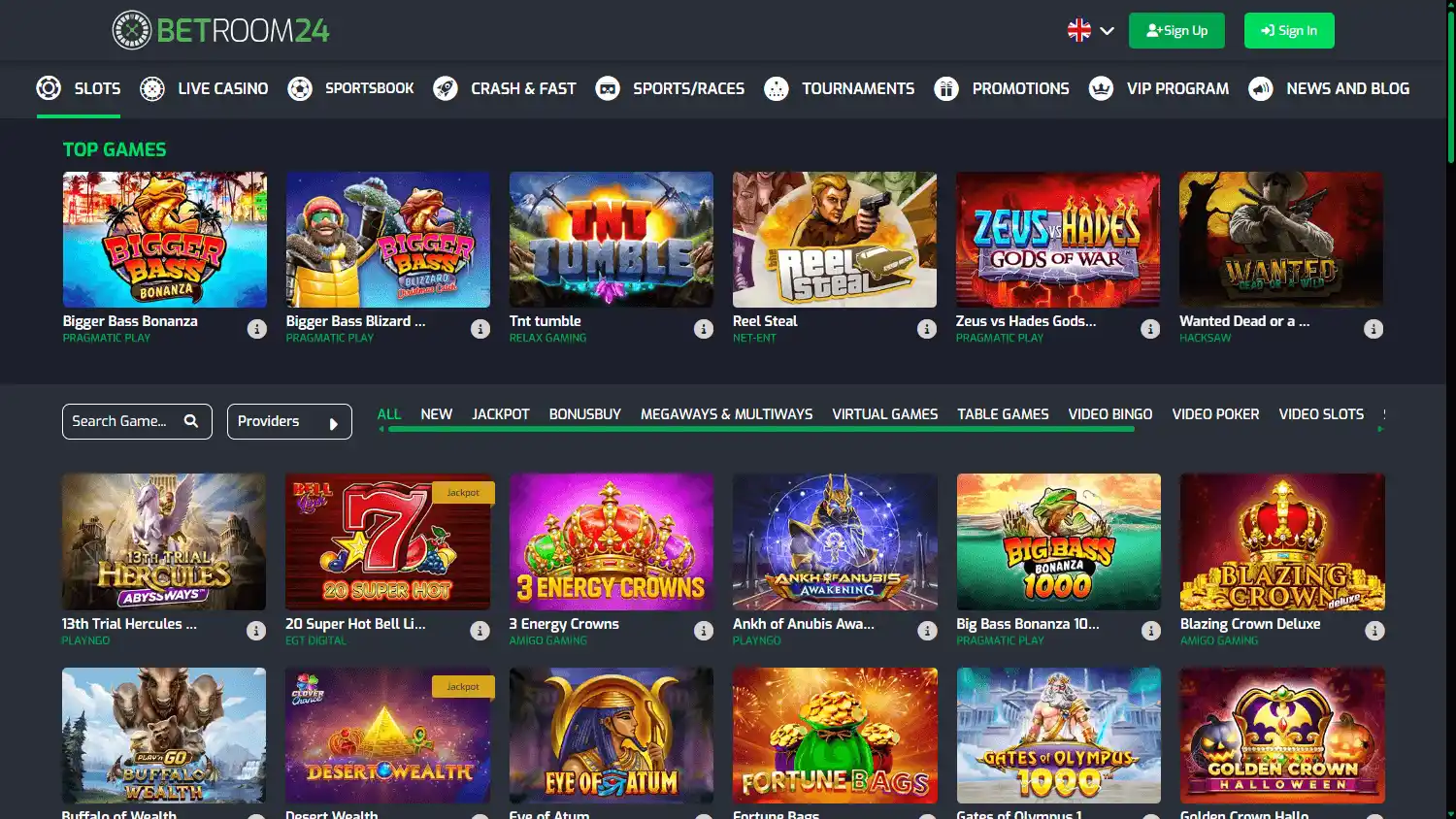 Betroom 24 Casino screenshot 2