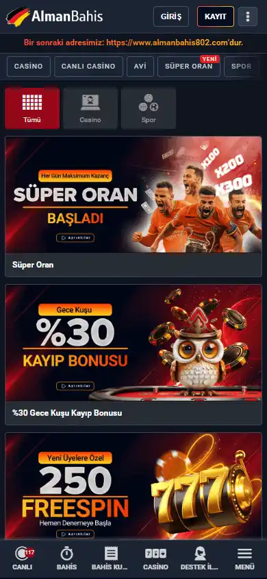 AlmanBahis Casino screenshot 3