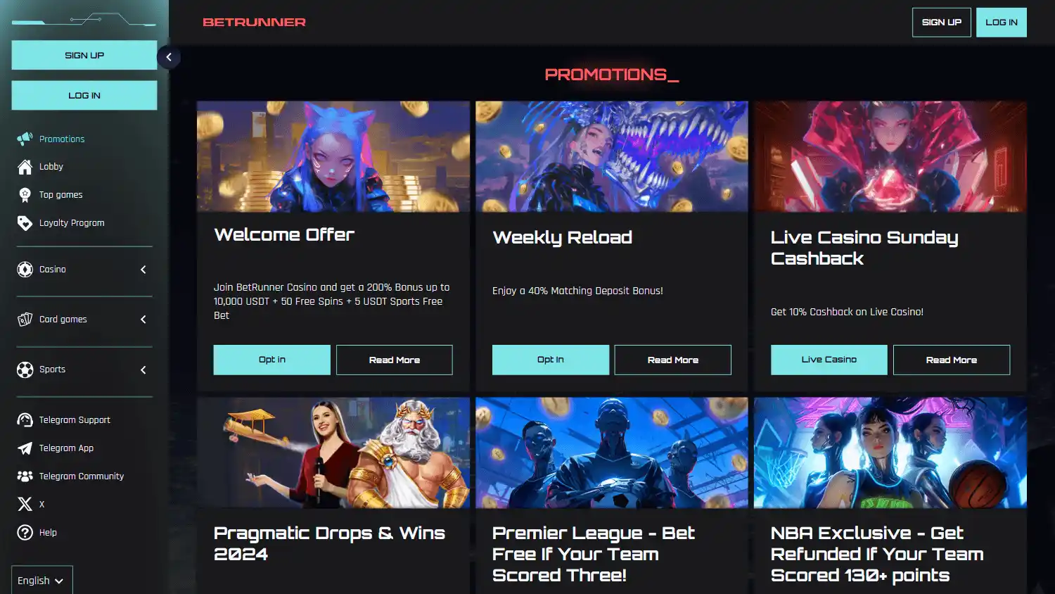 BetRunner Casino screenshot 3