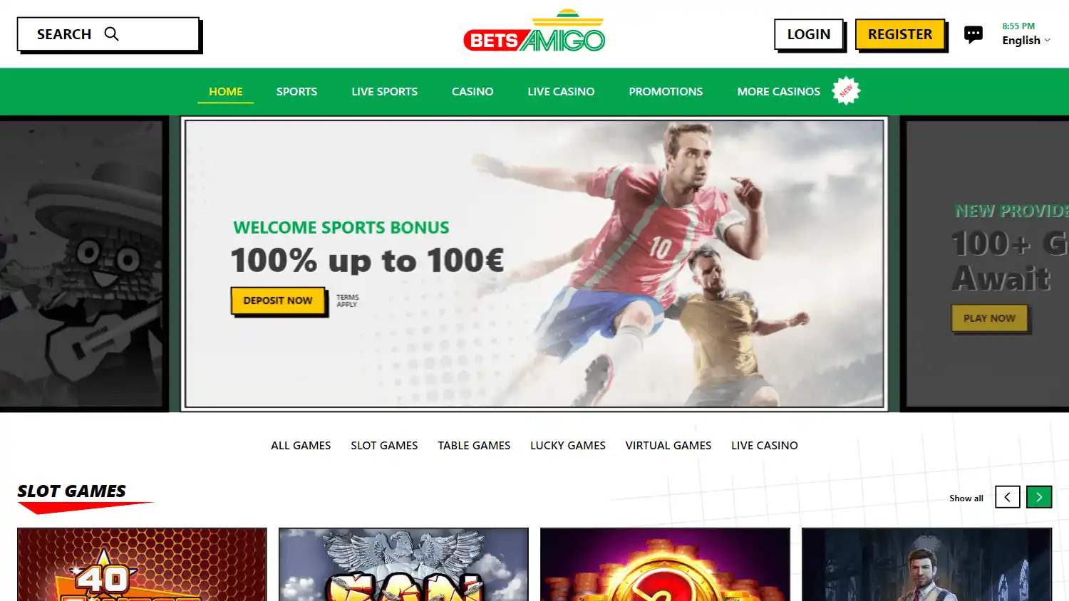 Bets Amigo Casino screenshot 1