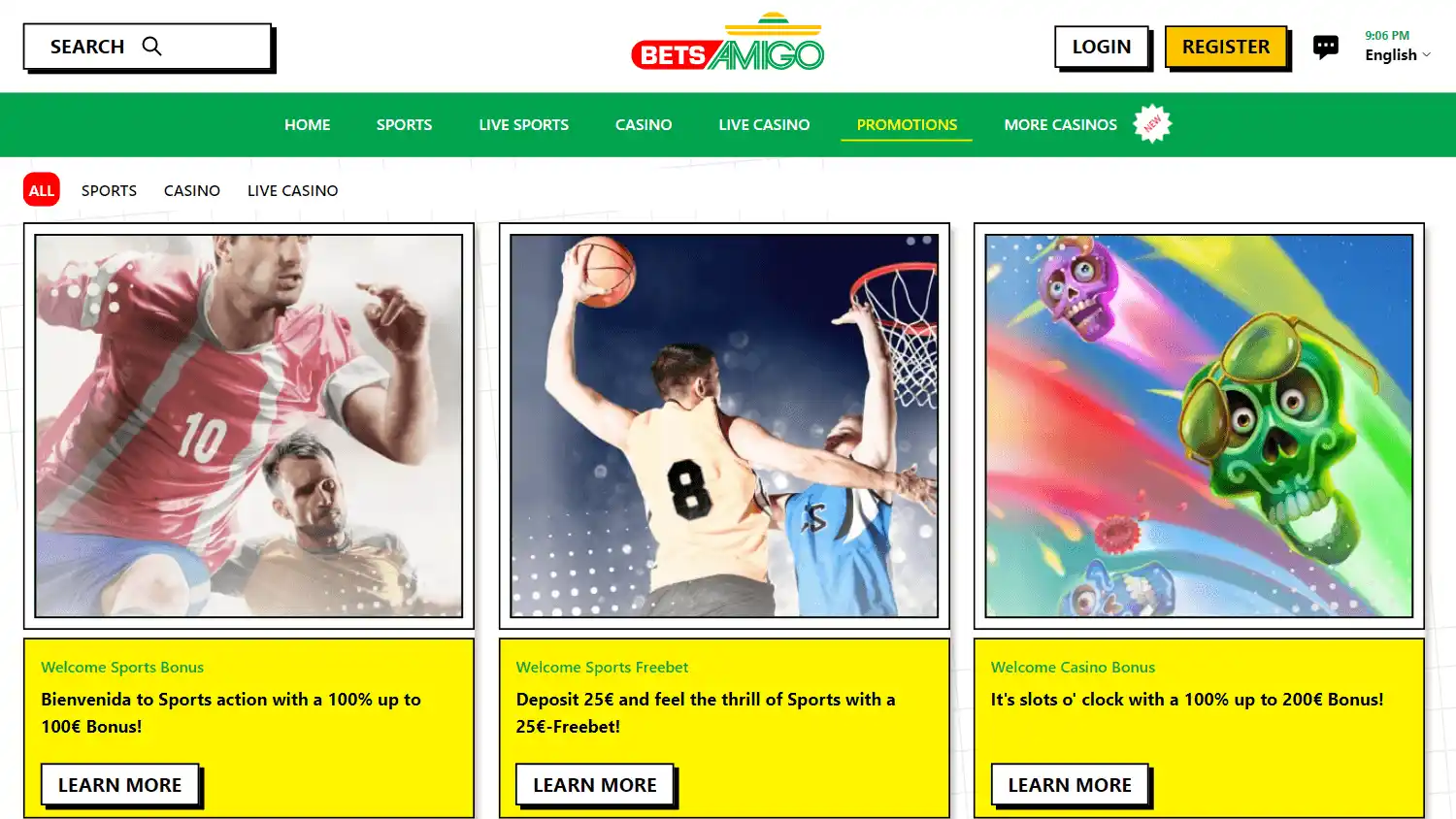 Bets Amigo Casino screenshot 2