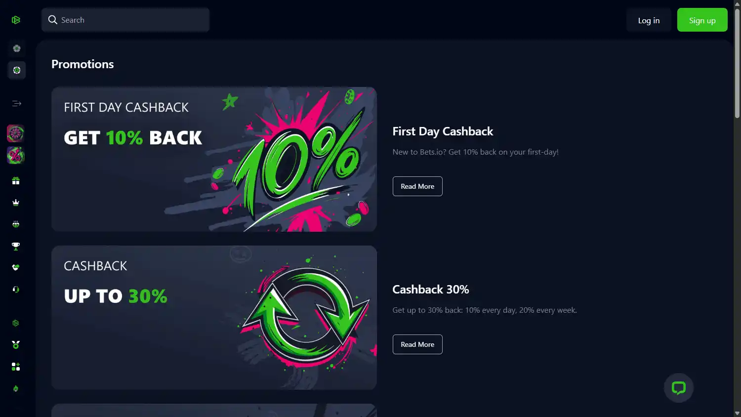 Bets.io Casino screenshot 3