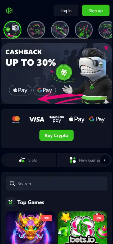 Bets.io Casino screenshot 4
