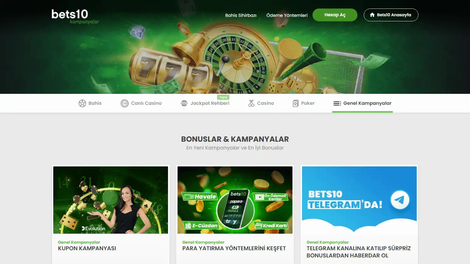 Bets10 Casino screenshot 3