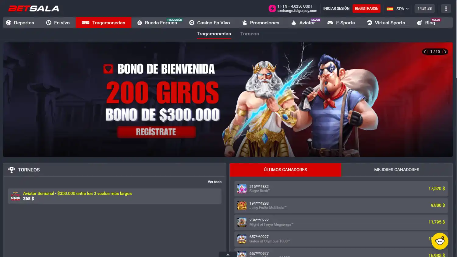 Betsala Casino screenshot 2