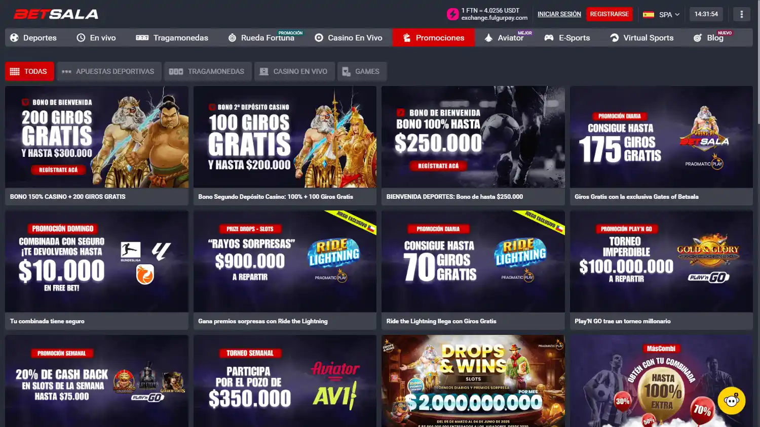 Betsala Casino screenshot 3