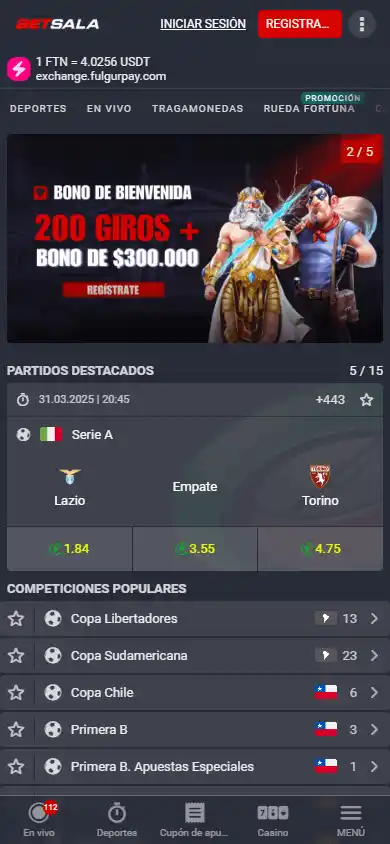 Betsala Casino screenshot 4