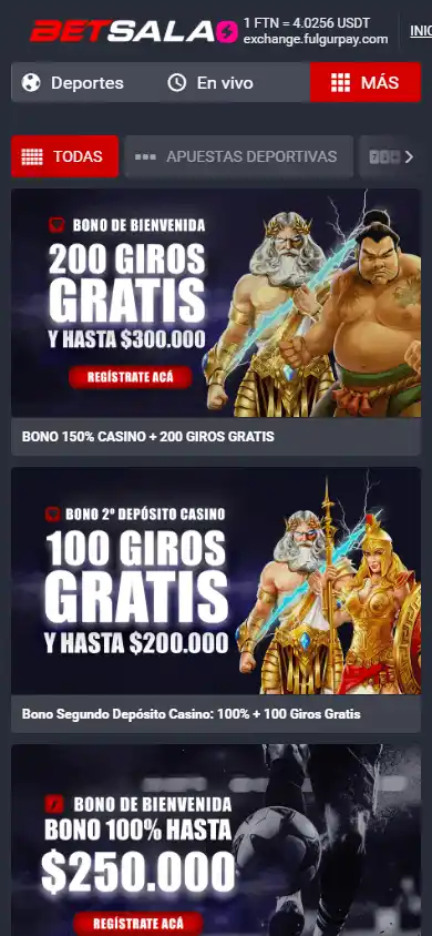 Betsala Casino screenshot 6