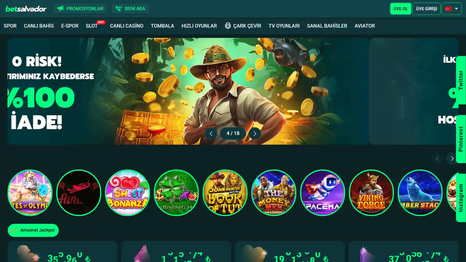 BetSalvador Casino screenshot 1