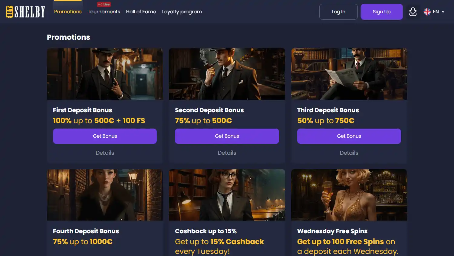 Betshelby Casino screenshot 3