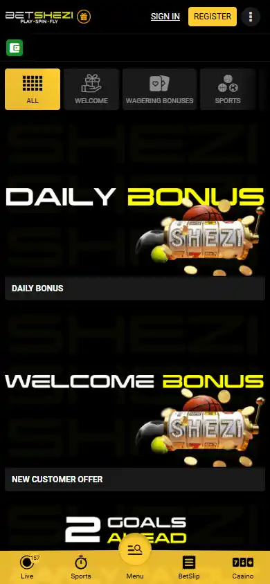 Betshezi Casino screenshot 6