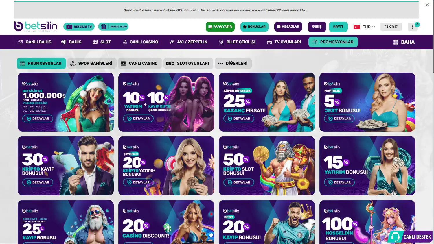 Betsilin Casino screenshot 3