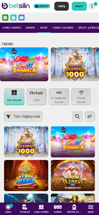 Betsilin Casino screenshot 5